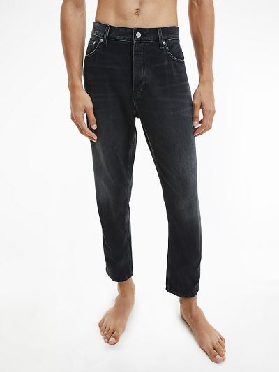 Calvin Klein Ruhák HU129209 | Calvin Klein CK The Basics Férfi Farmernadrág Fekete